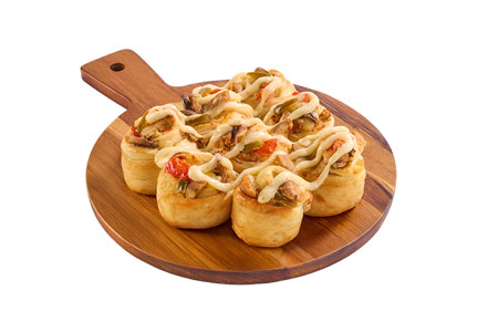 Spicy Chicken Ranch Rolls